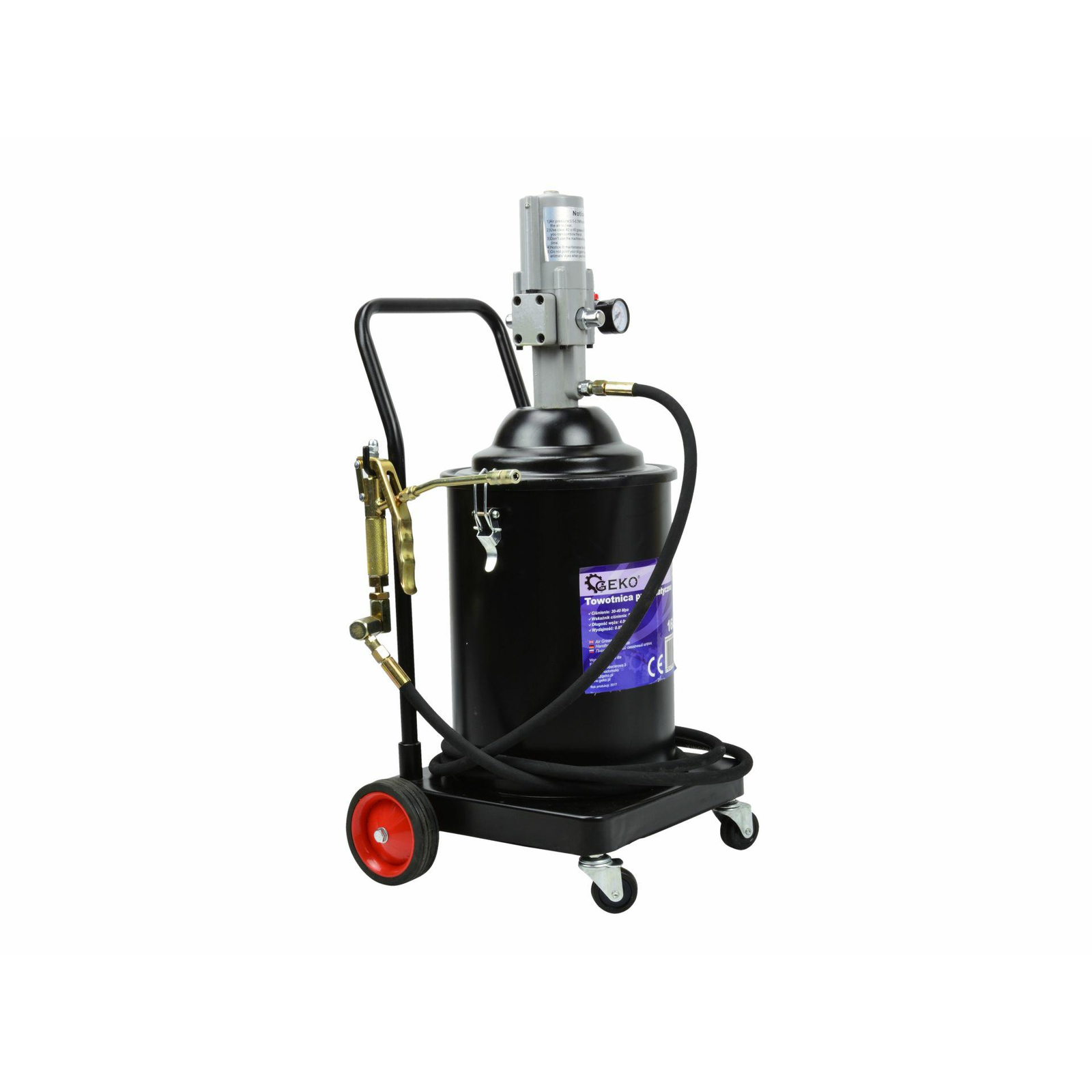 Geko 16L pneumatikus zsírzó tömlővel G01137 (G01137)