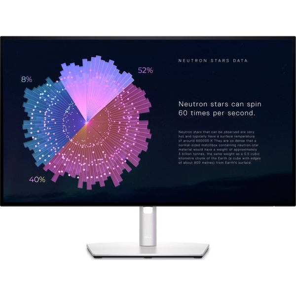 DELL UltraSharp U2722DE LED display 68,6 cm (27") 2560 x 1440 pixelek Quad HD LCD Ezüst