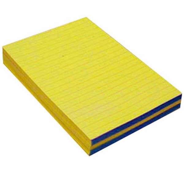 A5 vonalas ragasztott sárga jegyzettömb (2215050-51)