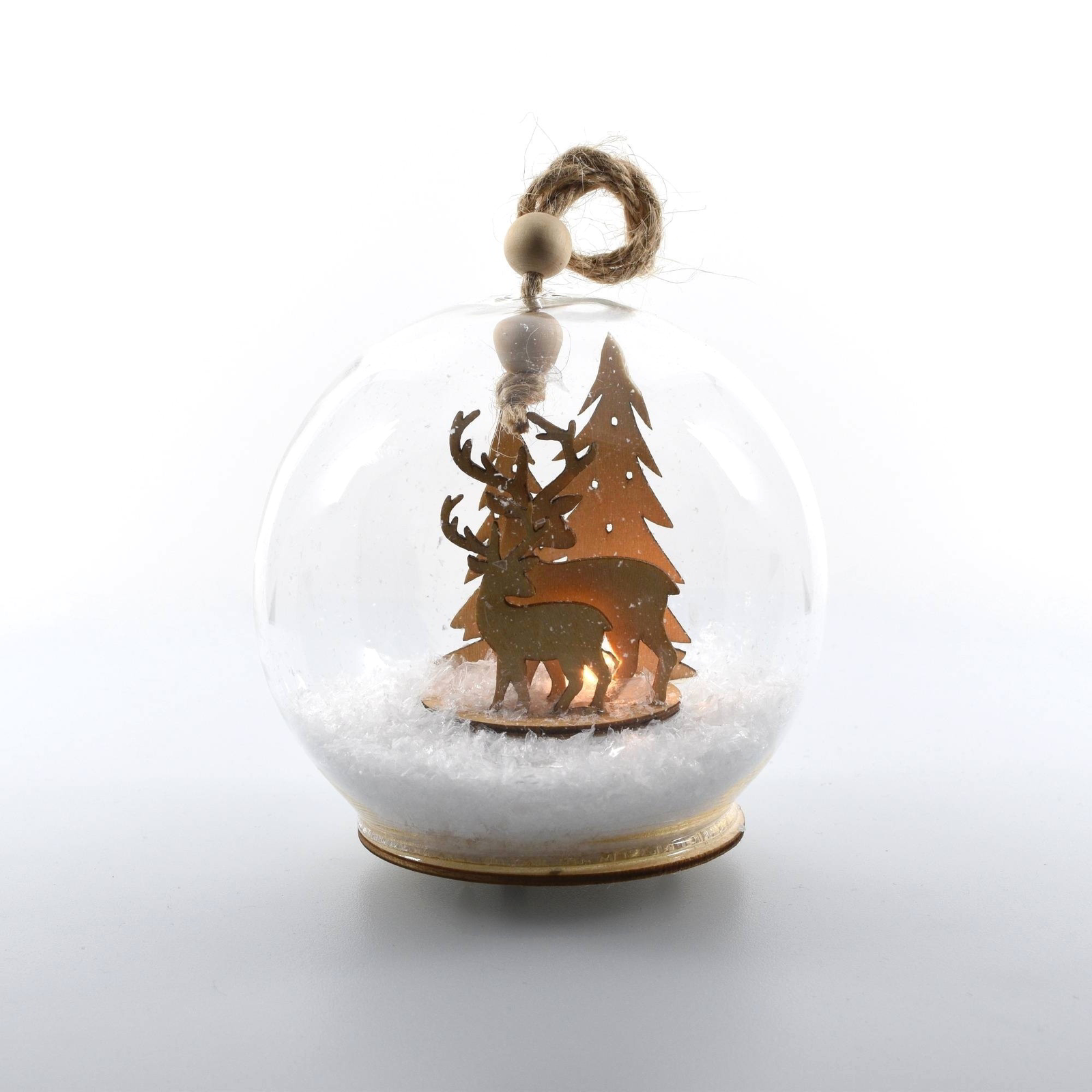 Retlux RXL 364 1 LED erdő hógömb karácsonyi asztali dísz (50004511)
