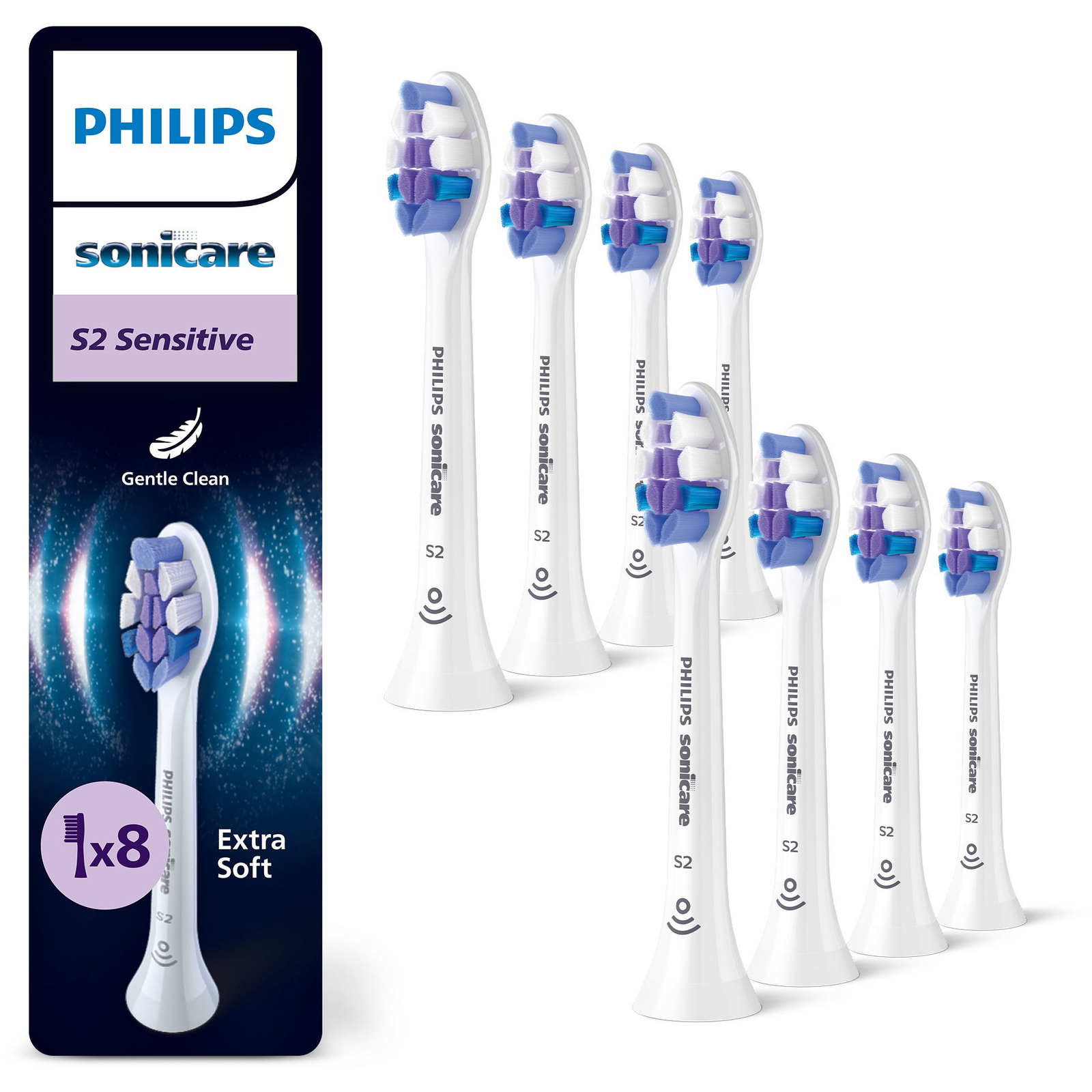 Philips Sonicare Sensitive HX6058/87, 8 db (HX6058/87)