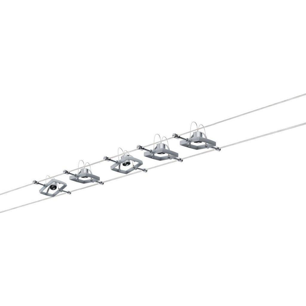 Zsinóros teljes készlet GU5.3 50 W LED Paulmann MacII 94133 Króm (matt) (94133)