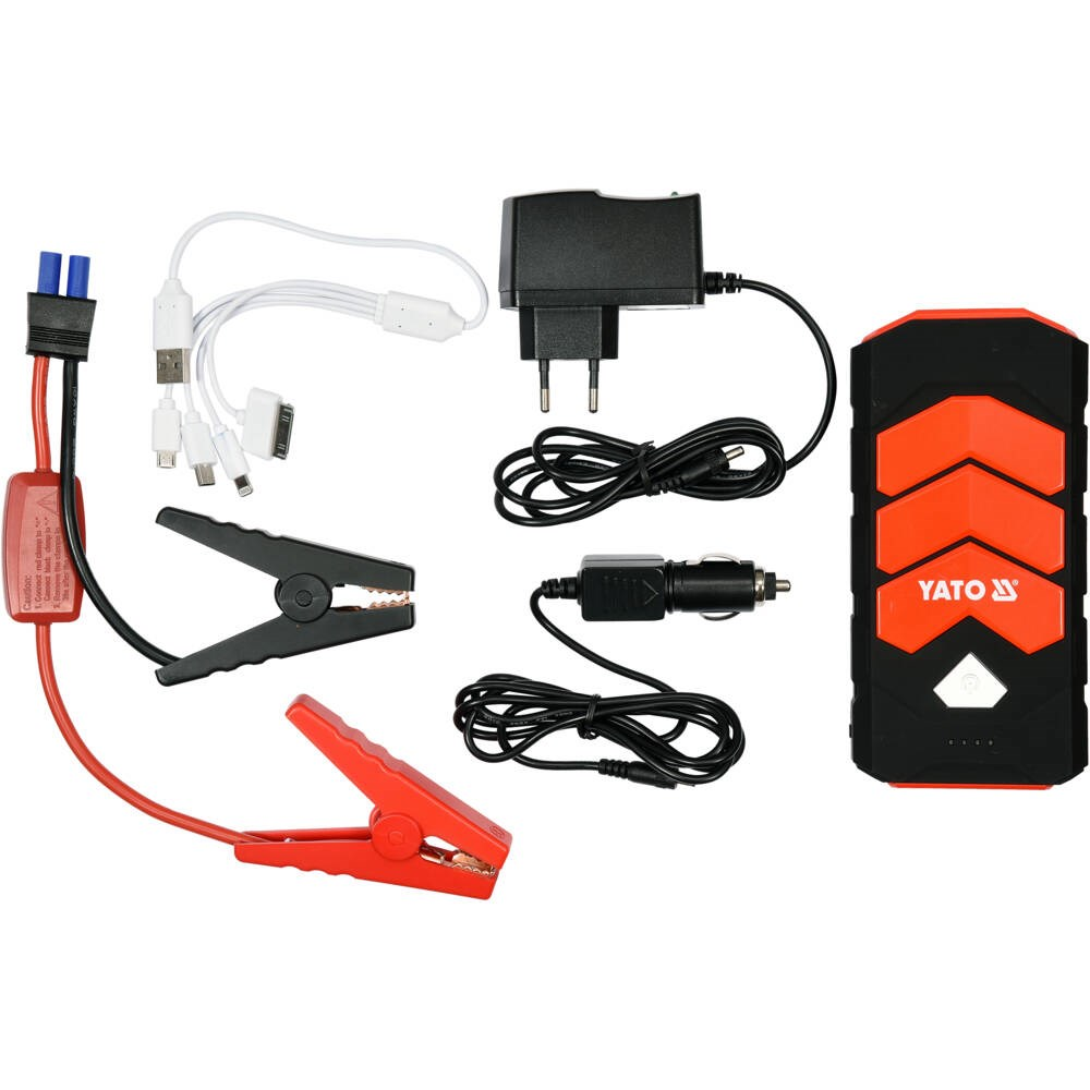 Yato YT-83081 Jump Starter Autós indító 400A-9000mAh - Fekete/Narancssárga (YT-83081)