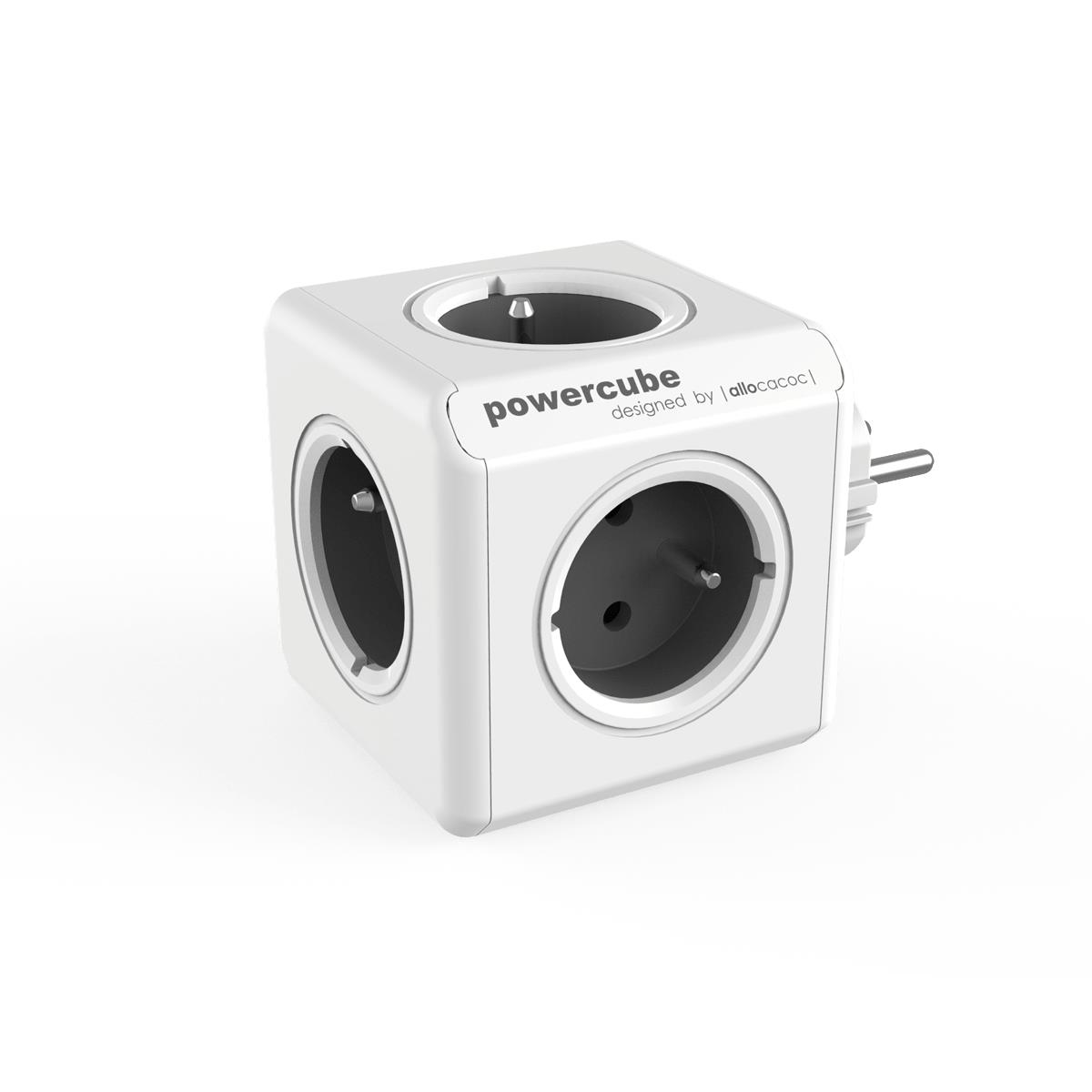 Allocacoc PowerCube Original 220V hálózati elosztó 5 aljzatos - Szürke (2100GY/FRORPC)