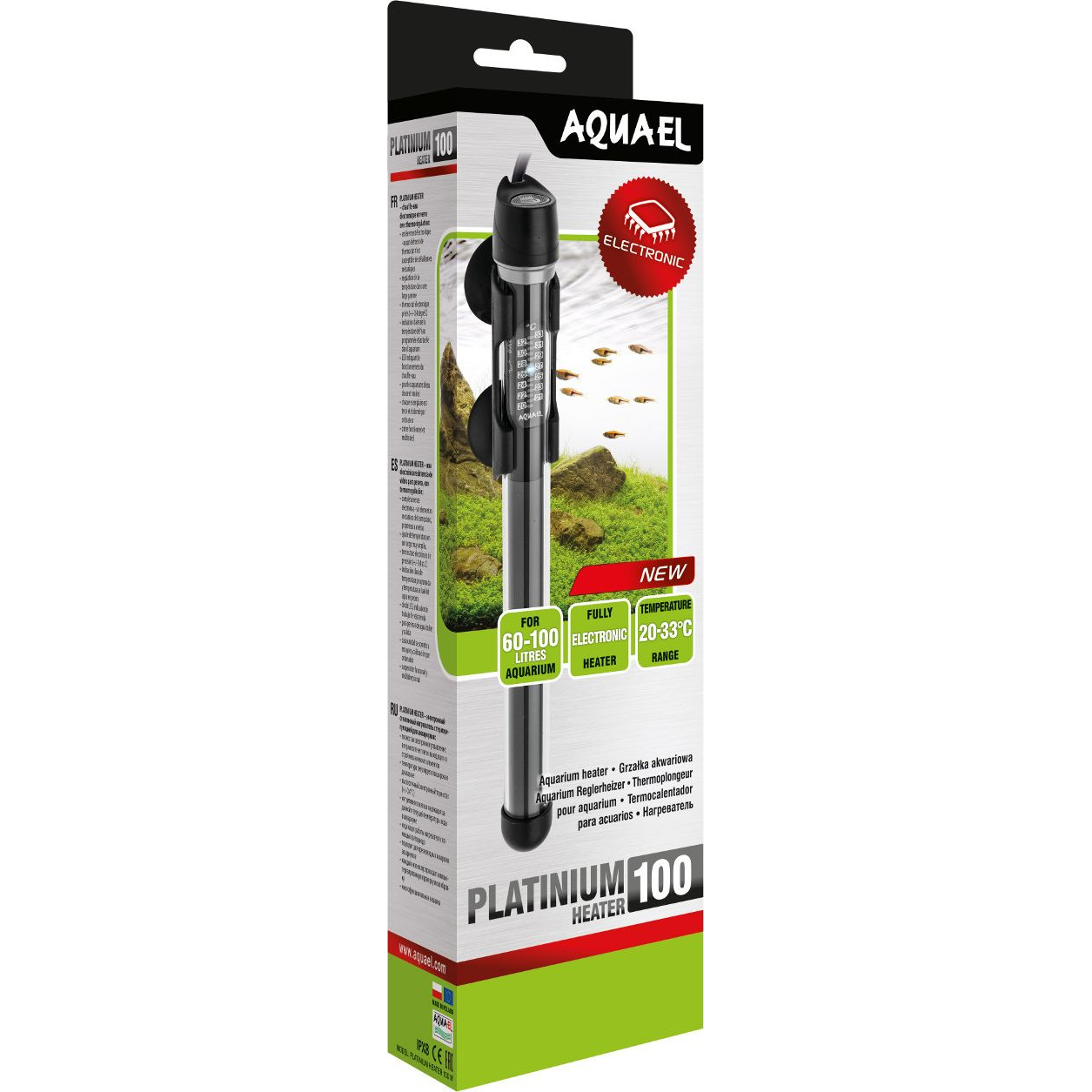 Aquael Platinum Hőfokszabályzós Fűtő - 100 W, 017-121217 (93707)