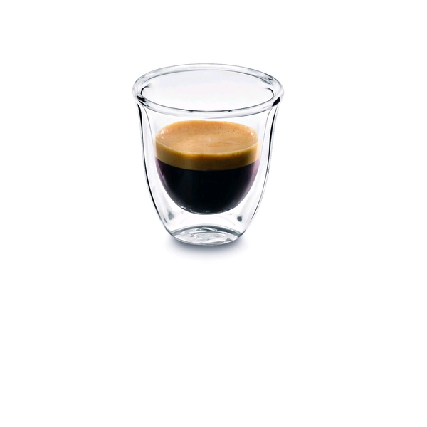 Sklenice na kávu a čaj De'Longhi 90 ml 2 ks