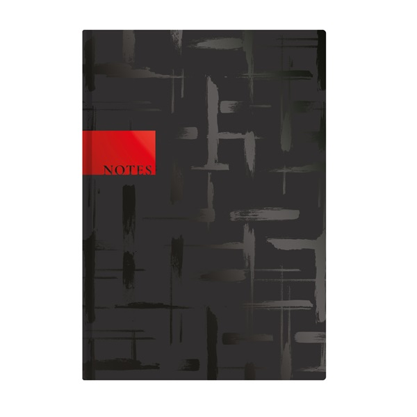 Kalendart 404 Notes found C167N A5 Black Square élfestett jegyzetfüzet (26C167N-012)