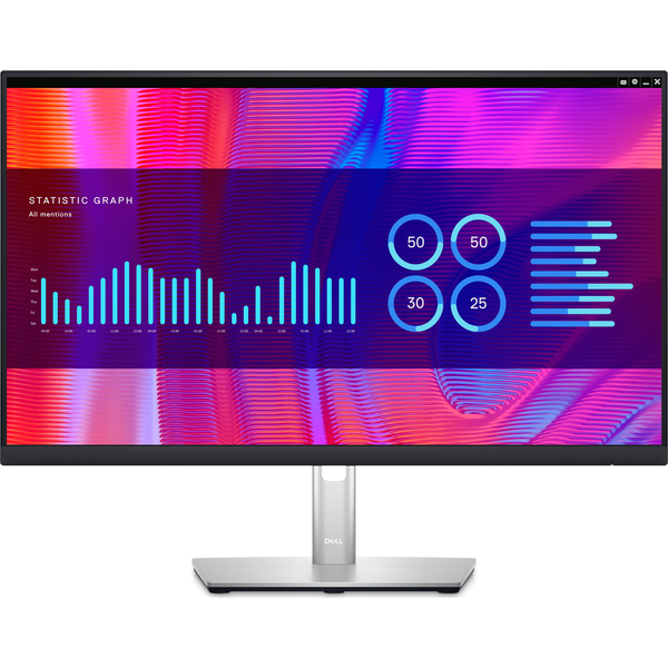 Dell P2423DE 23,8" Quad HD LED монитор, черен