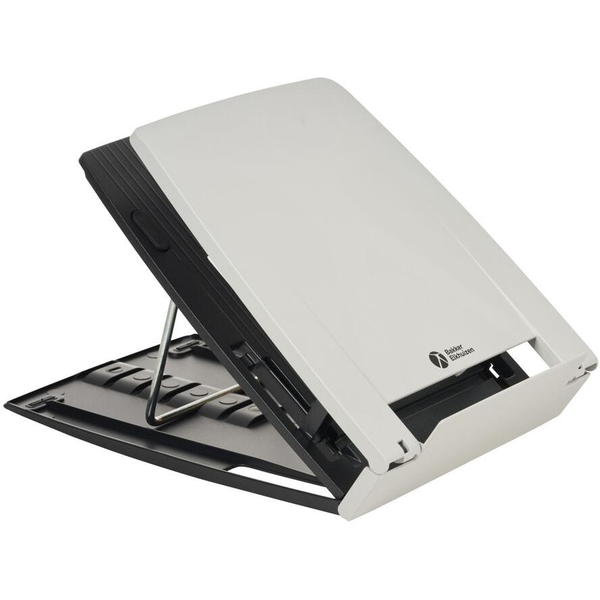 BakkerElkhuizen Ergo-Q 330 Circular Стойка за ноутбук Черен, Сив 43,2 см (17")