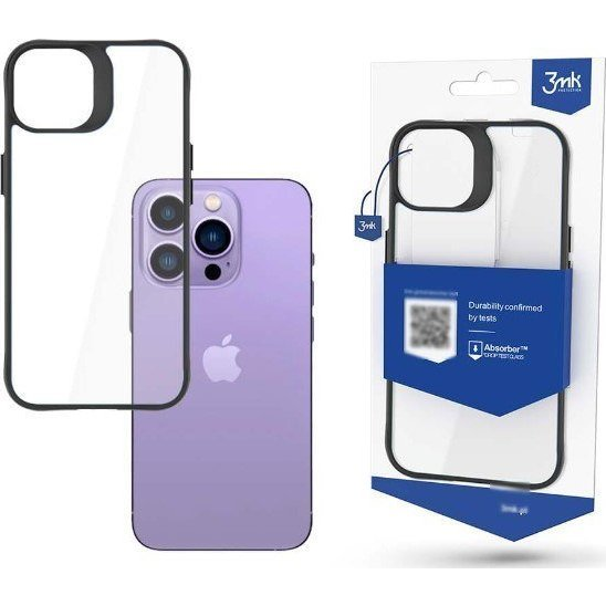 3mk Satin Armor Case+ átlátszó, TPU és PC anyagú telefontok Apple iPhone 14 Pro (5903108476799)