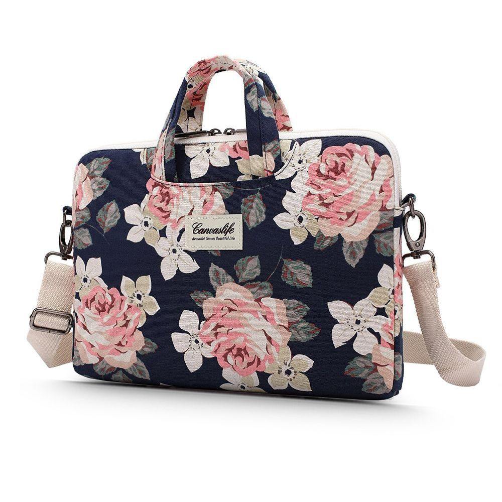 Canvaslife Navy rose 15"-16" Notebook táska - Mintás (5906735410051)