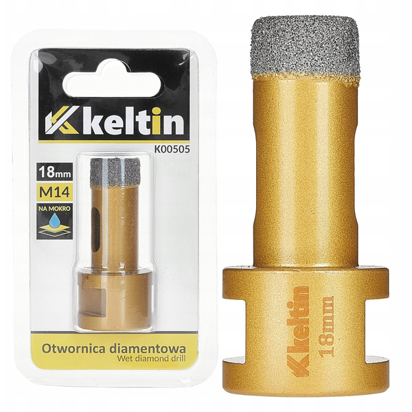 Otwornica diamentowa do gresu 18mm M14 (100)