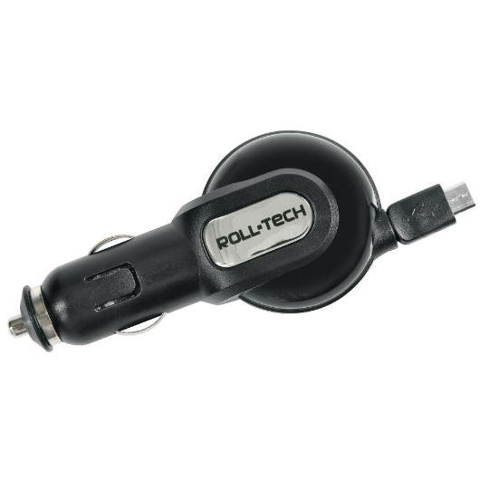Lampa Roll-Tech microUSB szivargyújtós töltő 500 mA 12/24 V (0139017)