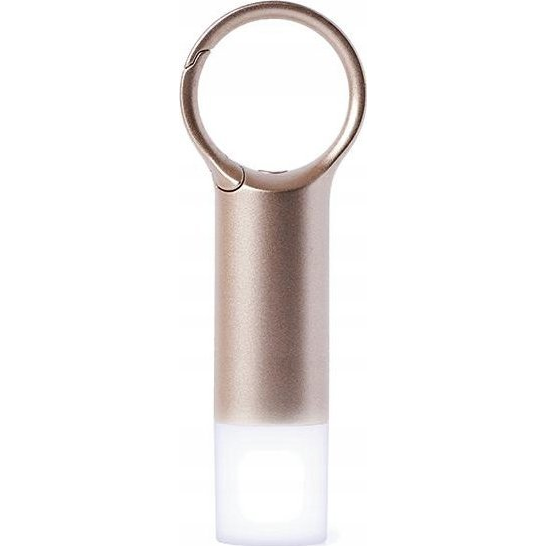 Lexon Nomaday Flash LED Keychain gold LL137D