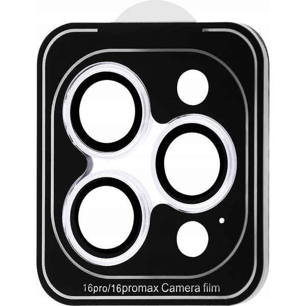 Osłona Szkło Hartowane 9h Na Obiektyw Aparat Do Iphone 16 Pro / 16 Pro Max - Tytan / Cppaip16pm25