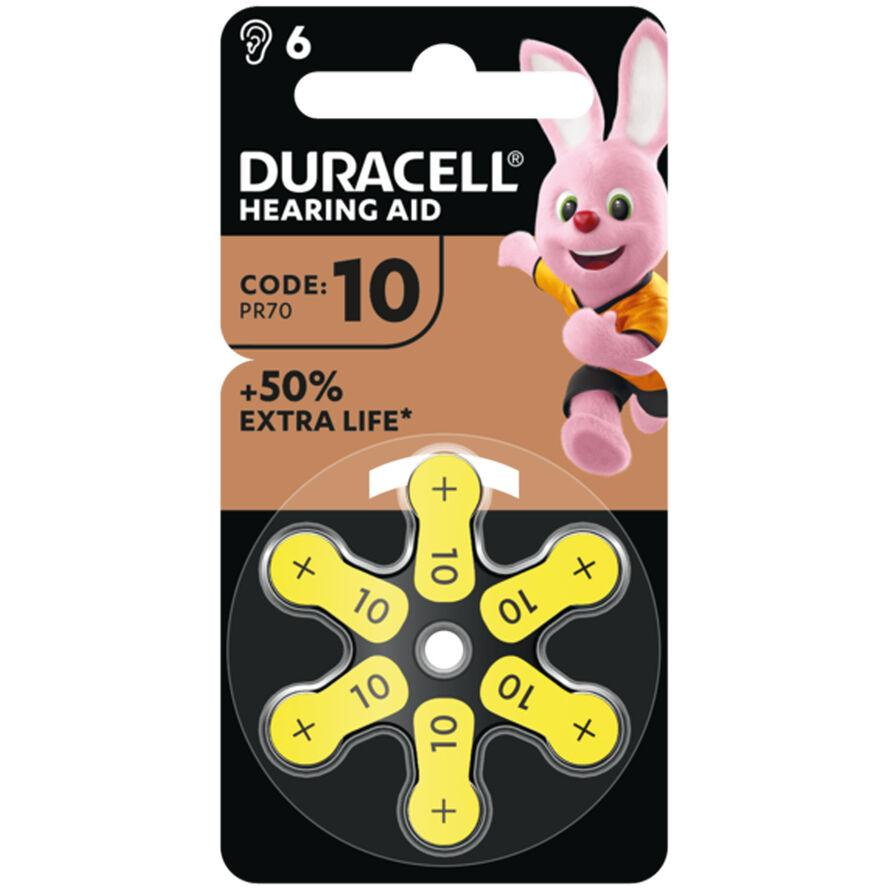 Duracell EasyTab 10 PR70 Hallókészülék elem (6db/csomag) (166783)