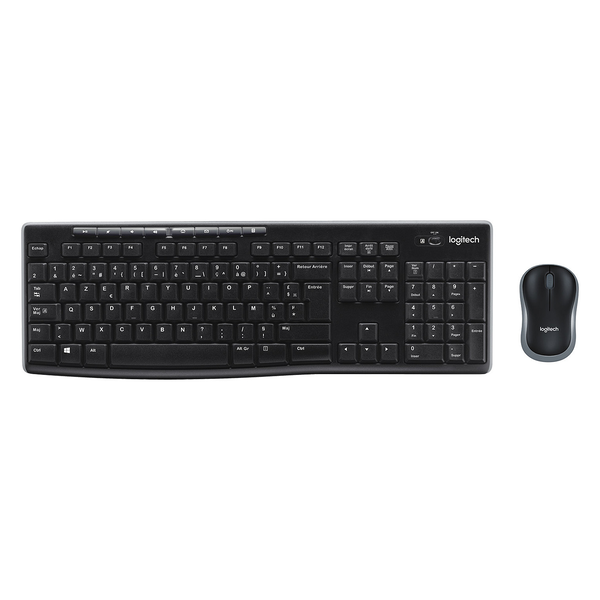 BE DT Logitech MK270 Zwart Wireless (Belgische layout)