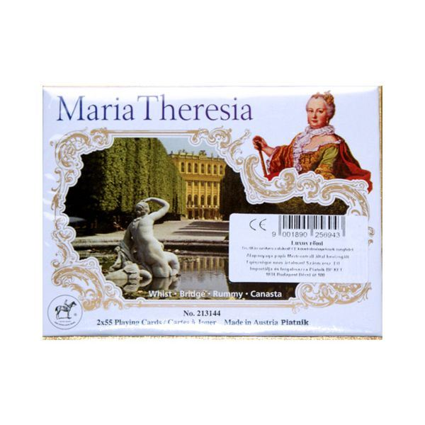 Piatnik Luxus römi kártya Maria Theresia minta 2x55 lap (213144) (213144)