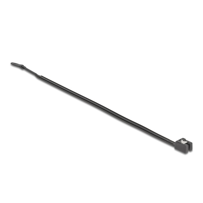 Delock Egyedileg vágható kábelkötegelő 200 x 4,8 mm (H x Sz), 50 db. Fekete (19468) (19468)