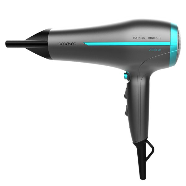 Secador De Pelo Iónico Bamba Ionicare 5200 Aura Black, Potencia 2300w, Ion Real, Gran Caudal De Aire, Función De Aire Frío, Ceco