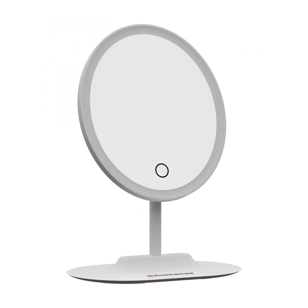 Огледало за грим Humanas HS-ML03 с LED осветление, 21 x 30 см, Сребрист