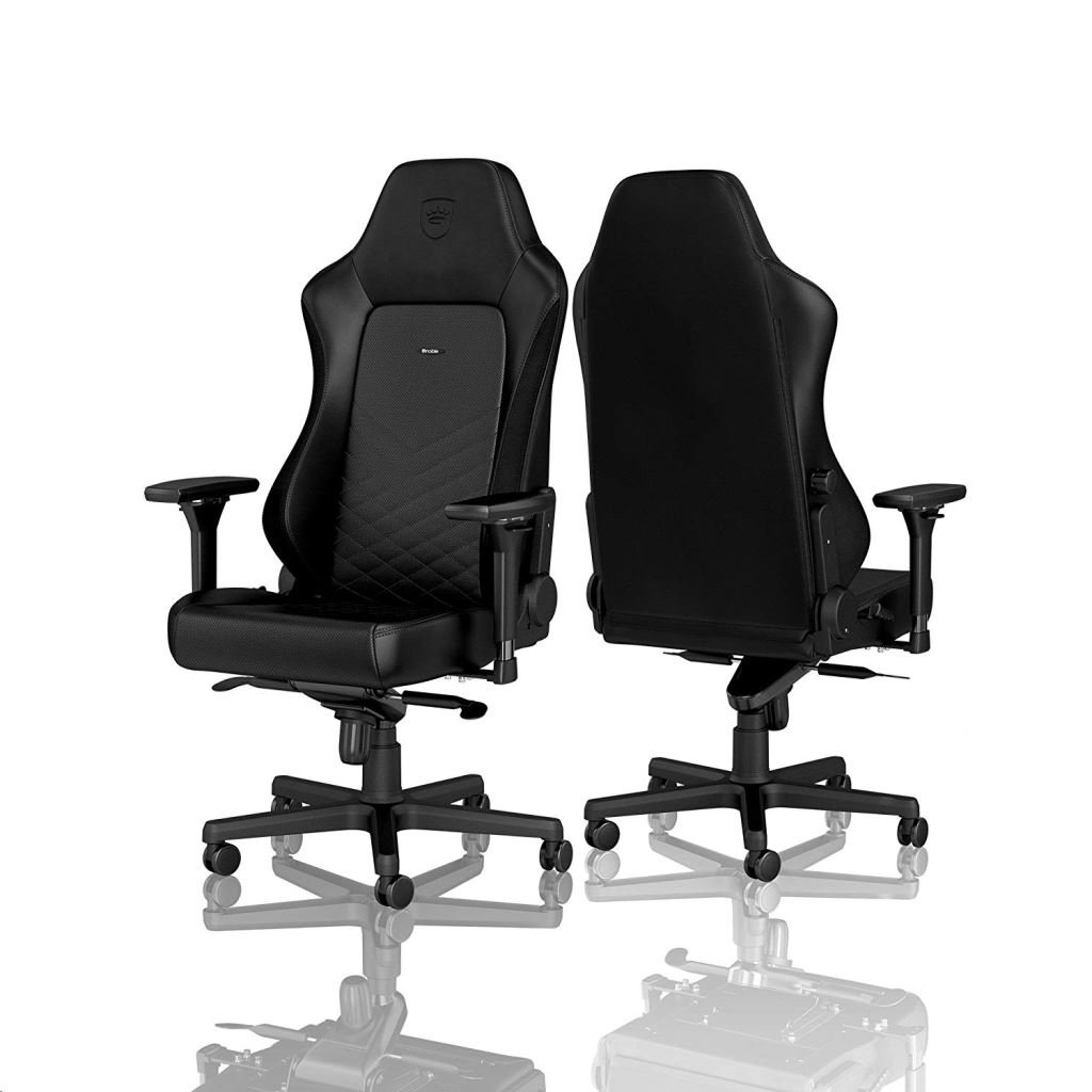 Noblechairs HERO Gamer Szék Fekete PU Bőr 150kg (NBL-HRO-PU-BLA)