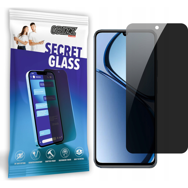  GrizzGlass Szkło prywatyzujące GrizzGlass SecretGlass do Realme C63