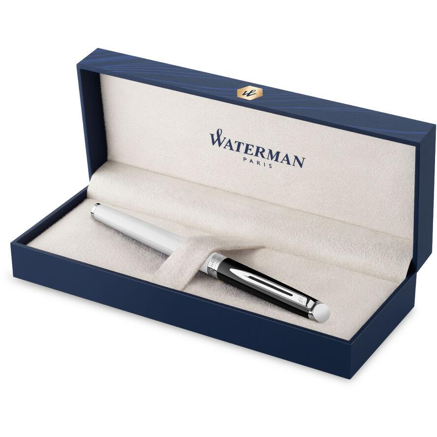 WATERMAN Füllfederhalter Hémisphère Blocking BW C.C.Blau F Geschenkbox (2202843) (2202843)