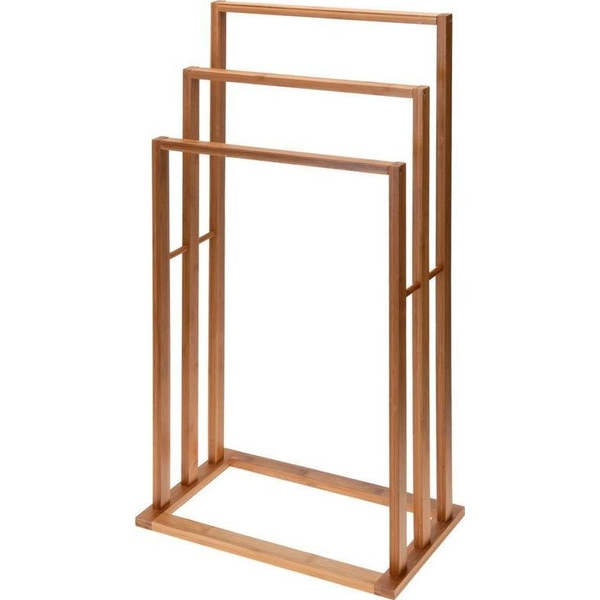 Bathroom Solutions bambusz törölközőtartó 3 rúddal