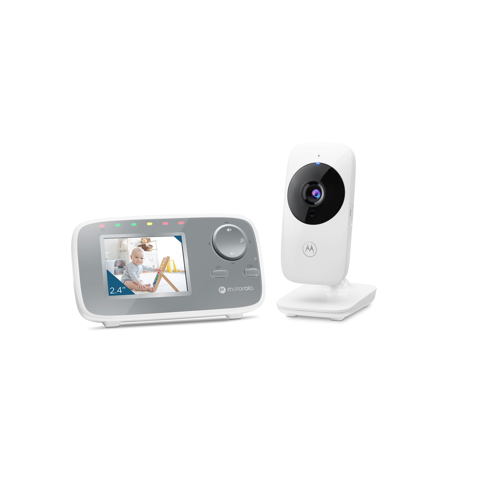 Motorola VM482 videós babafigyelő 300 M FHSS Ezüst, Fehér (212947)