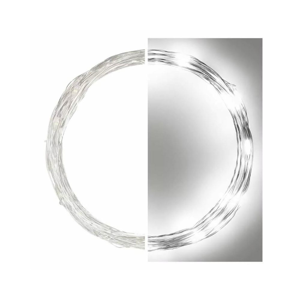 EMOS LED karácsonyi nano fényfüzér 4m IP44 időzítős hidegfehér (D3AC02) (D3AC02)