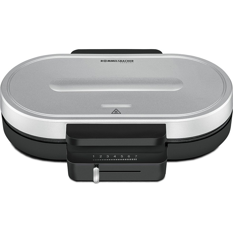 Rommelsbacher gofrisütő (WA 1250), gofrisütő (fekete/ezüst) (WA 1250)
