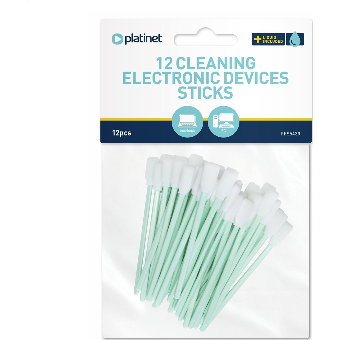 PLATINET Tisztító pálcikák billentyűzethez - PFS5430 (PFS5430)