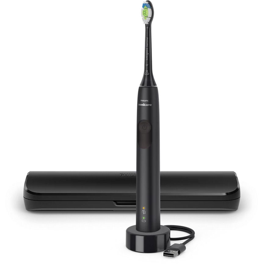 Philips Sonicare 4100 Elektromos Fogkefe HX3683/54 Fekete (HX3683/54)
