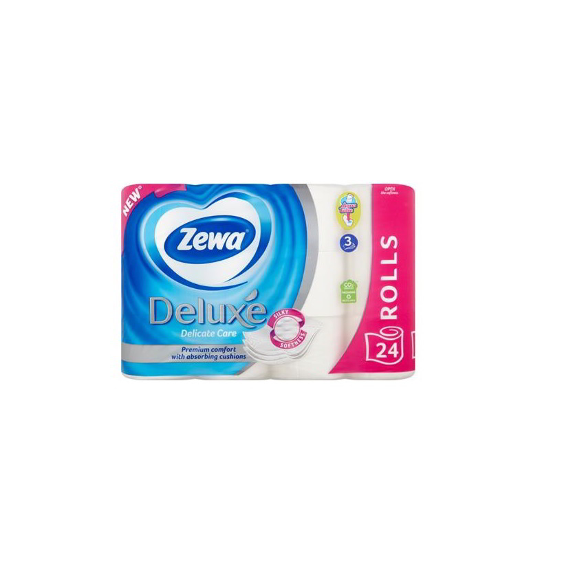 Zewa Deluxe Toalettpapír 3 rétegű (24 darabos) (40883)