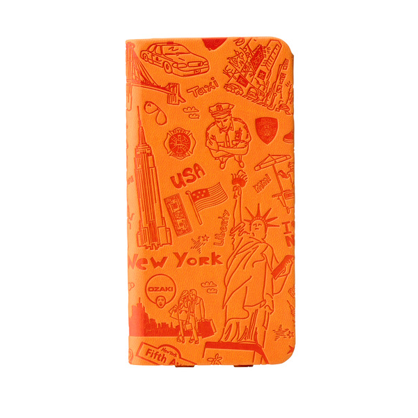 Ozaki OC585NY Travel New York iPhone 6S+/6+ Tok - Narancssárga (OC585NY)