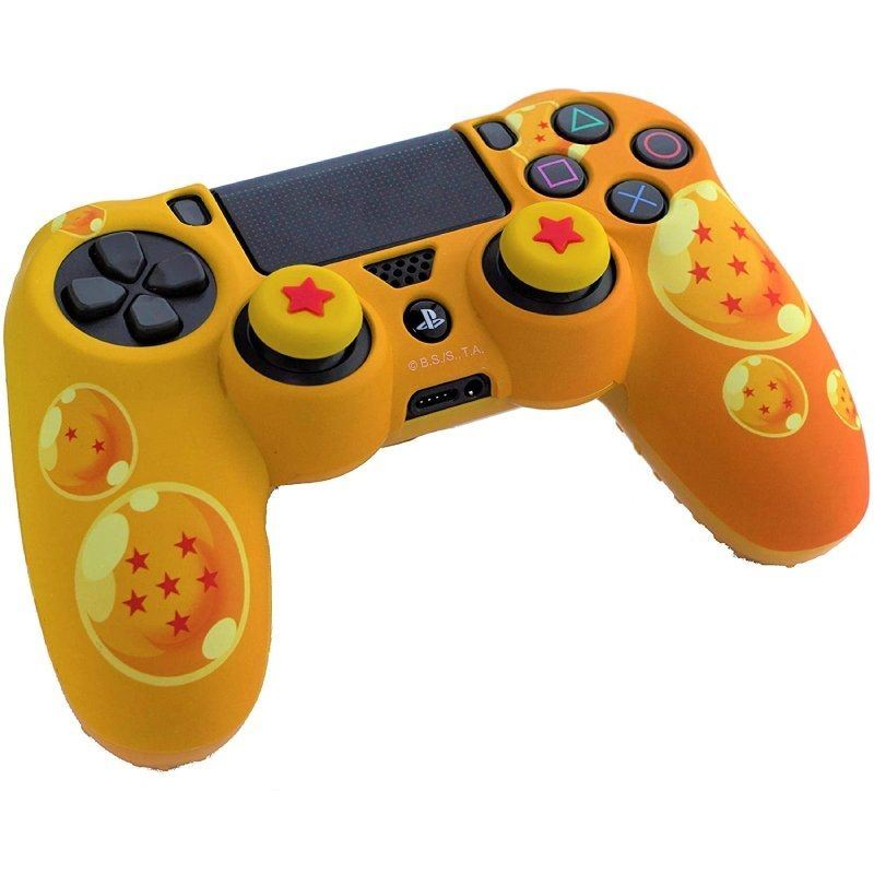 FR-TEC Dragon Ball Z PS4 kontroller gumiborítás és analóg kupak (DBPS4COMBO) (DBPS4COMBO)
