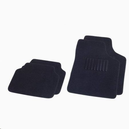 Homasita 56CM703 Szövet autószőnyeg szett, taposóbetéttel, fekete színű (56CM703)