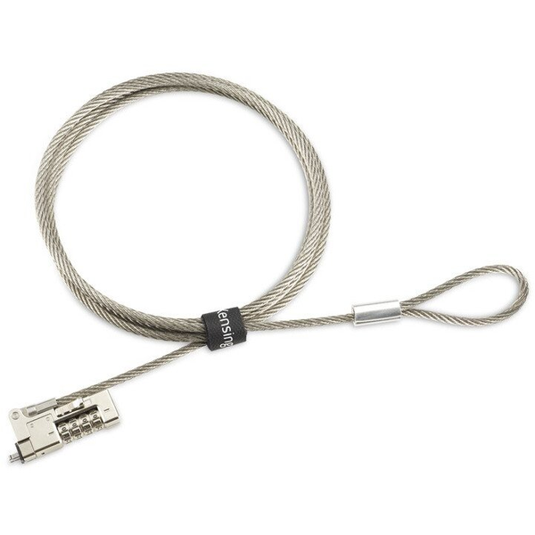 Kensington Slim NanoSaver 2.0 EQ kabellås Sølv 1,8 m