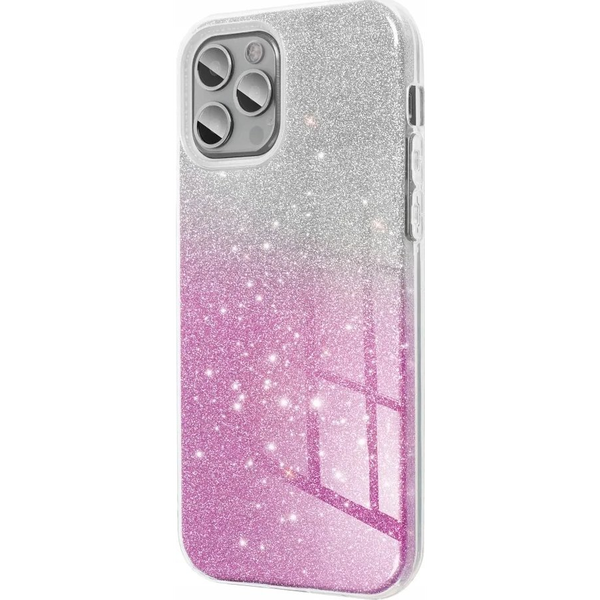 FORCELL Shining csillogó hátlap tok Xiaomi Redmi Note 13 Pro 4G / Poco M6 Pro 4G vörösarany-ezüst