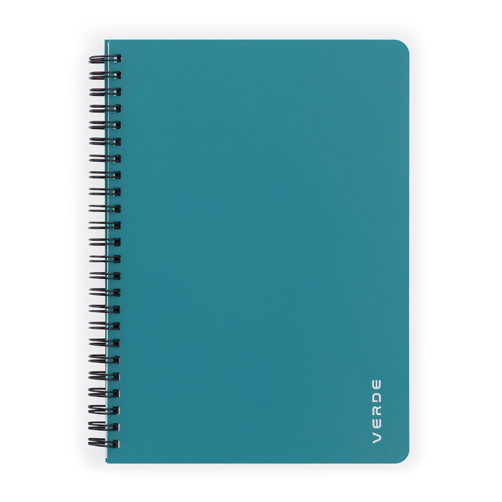 Verde 8-872 60 lapos A5 Vonalas spirálfüzet - Türkiz (8-872)