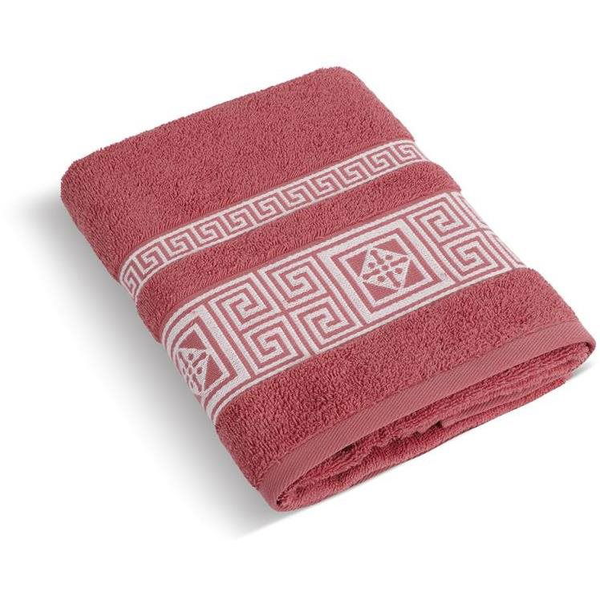 Bellatex Terry Greek Collection - Towel 155/062 - 50 × 100 cm - terracotta