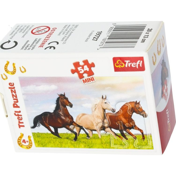  Trefl PUZZLE 54EL TREFL 19727 MINI SWIAT KONI PUD