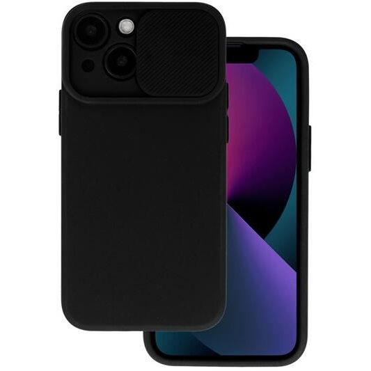 Gigapack Samsung Galaxy S23 Plus (SM-S916) kameravédős szilikon tok matt fekete (GP-135289) (GP-135289)