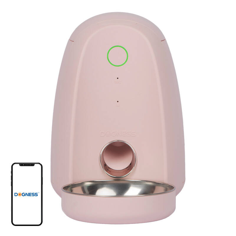 Dogness F05 Mini Automata Okos WiFi háziállat etető 1,5L - Pink (F05 PINK)