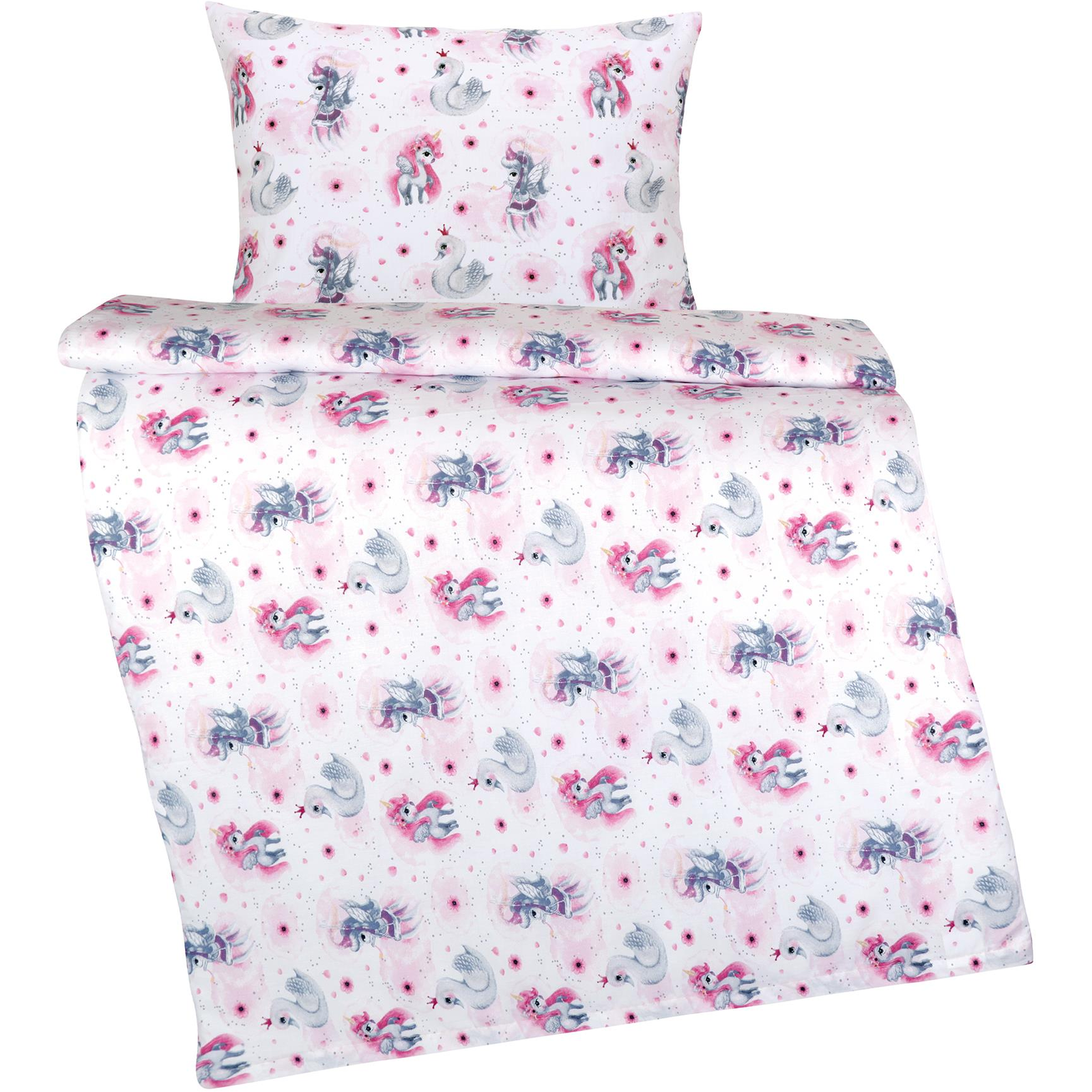BELLATEX Children's bedding BEATA 90/032 unicorn 100 × 135,45 × 60 cm (11243)