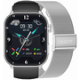 Smartwatch Damski GRAVITY GT28-9 Pasek + Bransoleta Czarno Srebrny