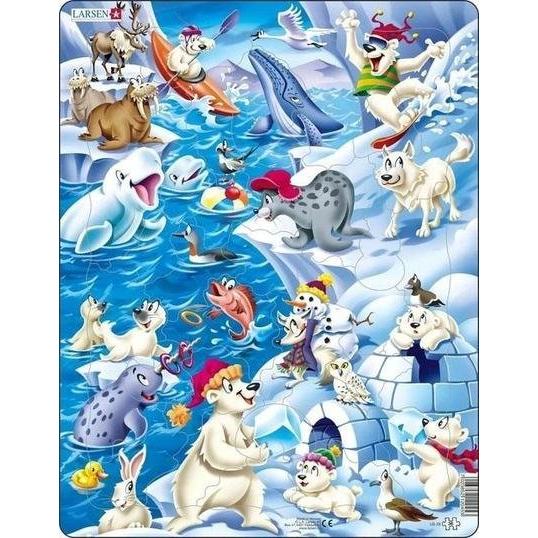 Larsen Maxi US28 Vormpuzzel 36 stuk(s) Dieren