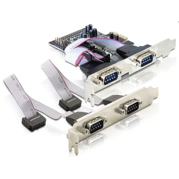 Delock DL89178 PCI Express > 4 x Serial (DL89178)