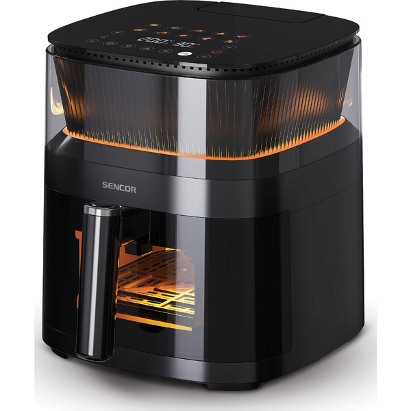 Cuptor cu aer cald Sencor SFR 5050BK, 5 L, 1500 W – Negru